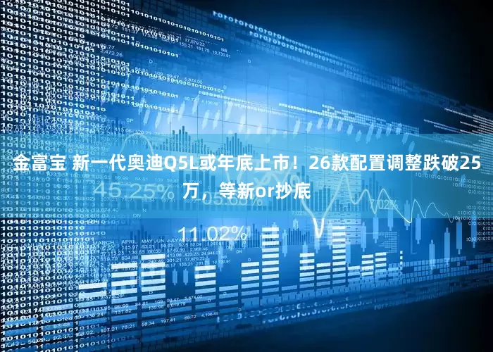 金富宝 新一代奥迪Q5L或年底上市！26款配置调整跌破25万，等新or抄底